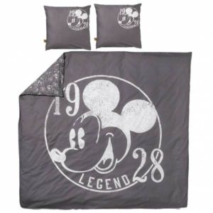 Disney Mickey "Legend Sketch" Double Parure de lit 220 x 240 + 2x 63 x 63 TX0799
