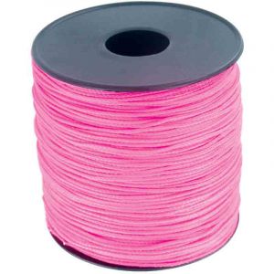 Image de Outibat Bobine de tresse polypro rose fluo - Longueur 100 m - Diamètre 2,5 mm