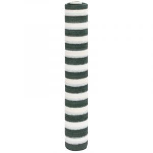 VidaXL Filet Brise-Vue Vert Et Blanc 1,5x25 M Pehd 150 G/M²