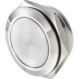 Tru Components TC-9563744 Bouton-poussoir 12 V 0.005 A 1 x Off/(On) &eacute;l&eacute;ment de contact (&Oslash; x H) 17.8 mm x 14.5 mm IP65 1