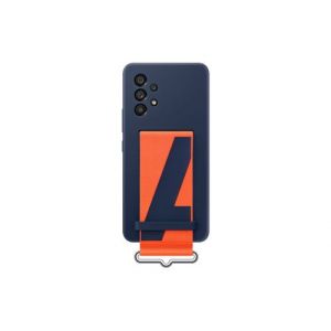 Image de Samsung Coque Silicone avec lanière Navy Galaxy A53 5G