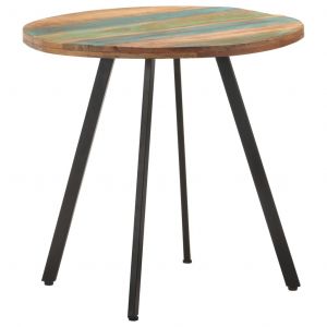 Image de VidaXL Table de salle à manger 80 cm Bois de récupération massif