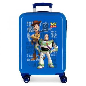 Image de You Got A Friend in Me Valise de Cabine Bleue 38 x 55 x 20 cm Rigide ABS Fermeture à Combinaison latérale 34 L 2,7 kg 4 Roues Doubles Bagage à Main