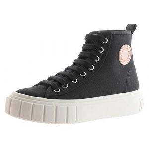 Victoria 1270100-WOMEN Abril Botte Toile RECYCL&Eacute;E Basses Femme Negro 39