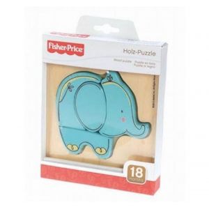 Image de Fisher-Price 32500F - PUZZLE EN BOIS ANIMAUX ELEPHANT