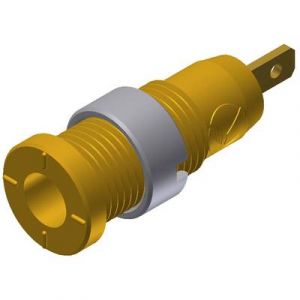 SKS Hirschmann Douille banane Ø 2 mm MSEB 2610 F 2 8 Au 975455703 jaune 1 pc(s)