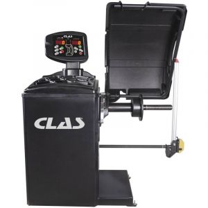 Equilibreuse &agrave; roues 28'' 3D automatique 230V 90W avec affichage digital + pointeur laser - eq 2100 Clas Equipements