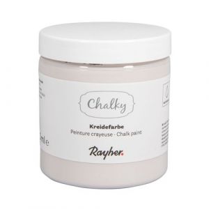 Rayher Chalky Peinture craie Shabby chic vintage 230ml gris brouillard, 35048556