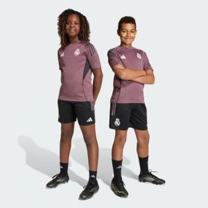 Adidas Short d'entra&icirc;nement avant comp&eacute;tition Real Madrid Tiro 25 pour enfants