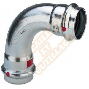 Viega Coude 90&deg; femelle / femelle &agrave; sertir