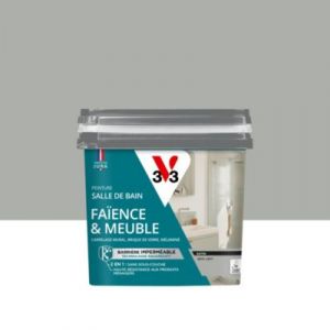 V33 Peinture De R&eacute;novation Fa&iuml;ence & Lambris Gris Loft 0,75 L