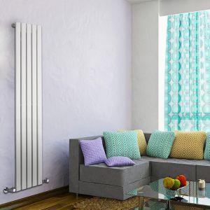 Hudson Reed Radiateur vertical Design en Acier 1600 x 350 mm Rang Unique