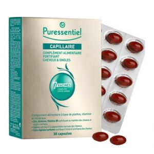 Image de Puressentiel Complément capillaire fortifiant cheveux et ongles