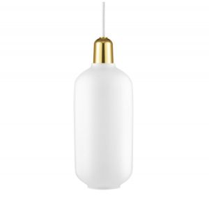Normann Copenhagen Lampe Amp grande Blanc-laiton