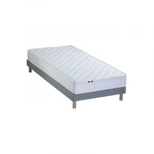 Idliterie Ensemble Matelas Ressorts Fermes biconiques SPECTRE + Sommier Made in France