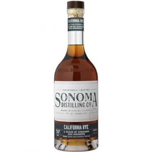 SONOMA - California Rye - Rye Whiskey - 46,5% Alcool - Origine : États-Unis/Californie - Bouteille 70 cl