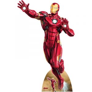 Image de Star Cutouts Figurine en carton Marvel Comics Iron Man au décollage H 200 CM