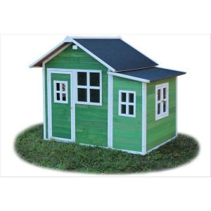 Exit Toys Cabane Bois Loft 150 Verte