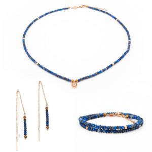 Parure femme Sloya Lumia en pierres Lapis-lazuli