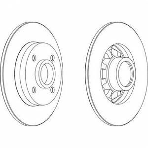 Ferodo 1 Disque de frein DDF1696C-1