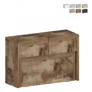 Banc extensible 66-290 cm pour table à manger console Pratika a - bois neutre