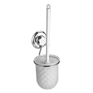 Rangement & cie RAN4691 - Support / brosse WC murale Easy Best Lock en acier