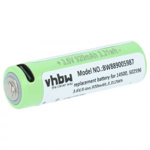 Vhbw Batterie compatible avec Ledlenser P5R Work lampe de poche ou frontrale (920mAh, 3,6V, Li-ion)