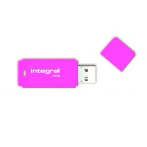 Integral INFD16GBNEON - Clé USB 2.0 Neon 16 Go