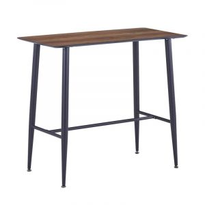 Table Mange Debout Imitation Bois 115X60X102cm