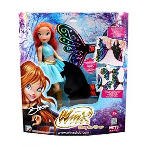 Rocco Giocattoli- Bloom, Stella, Flora Grattez la Patine Noire Winx pour découvrir Une véritable Magie. Révélez la Fantaisie Arc-en-Ciel cachée et créez Vos Ailes Uniques et inimitables, IW01252101