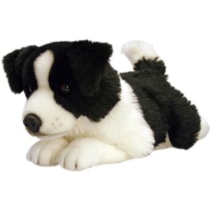 peluche chien border collie