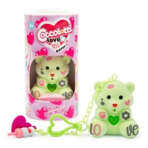 Coccolotti, Ourson intéractif Love & Tell 4 Ever, Effets sonores et Lumineux, Modèle Lucky, pour Les Enfants dès 3 Ans, CCL443