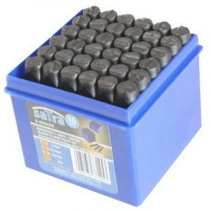 Chiffres et lettres 8 mm a frapper - lot de 36