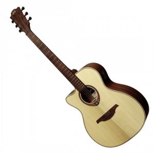 Lâg TL88ACE Auditorium Guitare électro-acoustique à pan coupé pour gaucher
