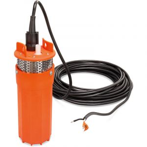 Esotec 12 V pompe solaire pour fontaine profonde 30m hauteur de refoulement pompe &agrave; eau jardin 100800