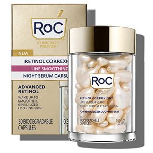 Image de ROC Retinol Correxion Soin Lissant S&eacute;rum Nuit - Anti-Rides et Vieillissement - Anti-&Acirc;ge - Hydratant Raffermissant - 30 Capsules