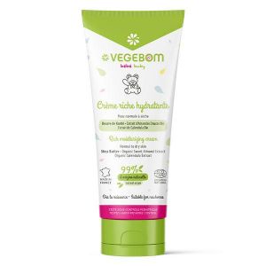 Vegebom Gamme Bébé Crème Riche Hydratante Tube 200ml