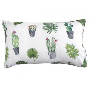 Image de Coussin rectangulaire Cactus Party Vert