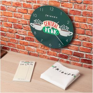 Paladone Central Perk Coffret Cadeau avec Serviette en Tissu, Horloge Murale, Bloc-Notes, Multicolore, Taille Unique