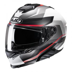 HJC Casque int&eacute;gral i71 Nior gris/blanc/rouge mat- 2XL