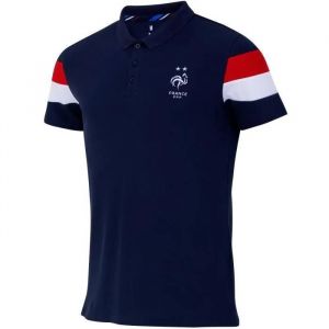Fff L - Polo - Collection Officielle - Coton Jersey 160 Gr - Logo Brod&eacute; - Manches Courtes
