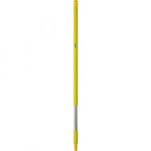 Vikan Hygiène - Manche - Ergonomique - Acier inoxydable - Jaune