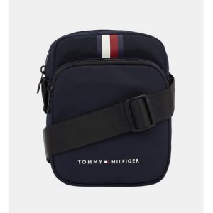 Image de Tommy Hilfiger Th Skyline Mini Reporter &agrave; Rayures, Homme, Bleu sid&eacute;ral, One Size