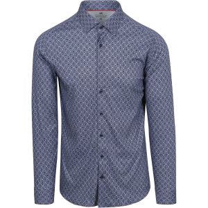 Desoto Chemise Impression Fleurs Bleu Bleu foncé taille L