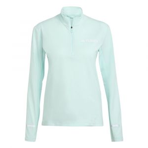 Adidas Terrex XPR Half-Zip Maillot De Course Femmes - Turquoise, Taille XS