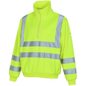 Image de W&uuml;rth Sweat de travail MODYF haute-visibilit&eacute; jaune - S