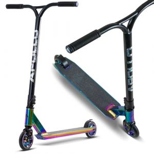 Apollo Trottinette Freestyle Hawk – Trottinette Cascade Enfant – Arc-en-ciel Intégral