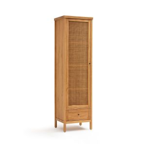 Image de Armoire 1 porte pin m if et cannage, Gabin Naturel Taille Taille Unique