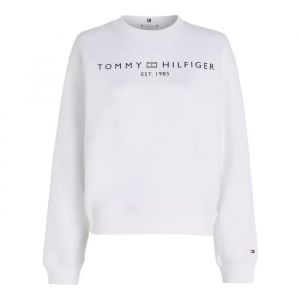 Tommy Hilfiger Sweat col rond logo Blanc - Taille XS;S;M;L;XL