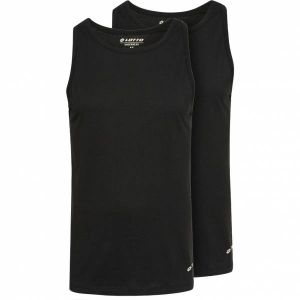 Lotto Hommes Maillots de corps Haut sans manches Lot de 2 noir 39510718